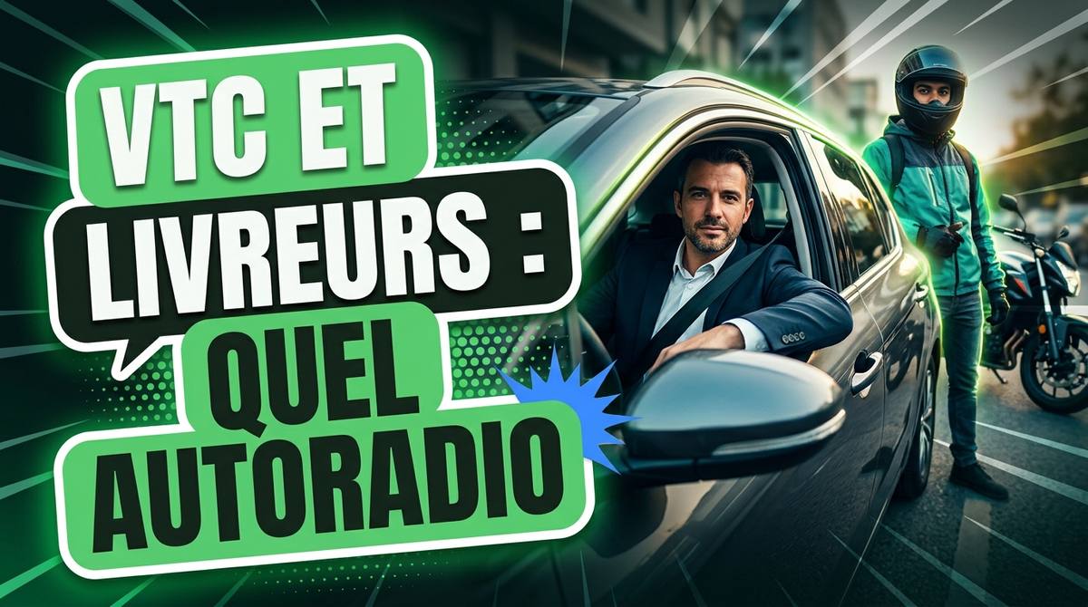 Guide : VTC et livreur, quel autoradio choisir pour un usage intensif ?