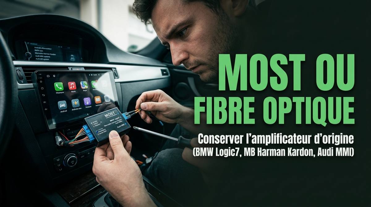 Guide : Activer le protocole MOST et la fibre optique sur un Autoradio Android